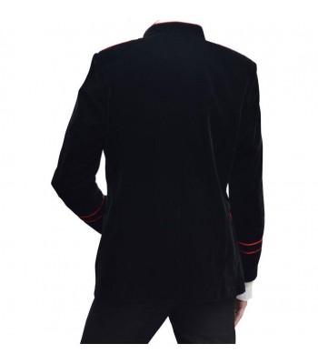 Handmade Velvet Military Style Jacket Retro 1960's Model Tailor Fit PENTAGRAM  Jacket